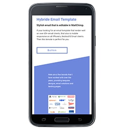 Editable MailChimp Email Template for Pixel Android 
