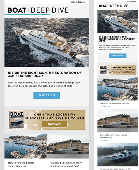 Boat International Desktop and Mobile