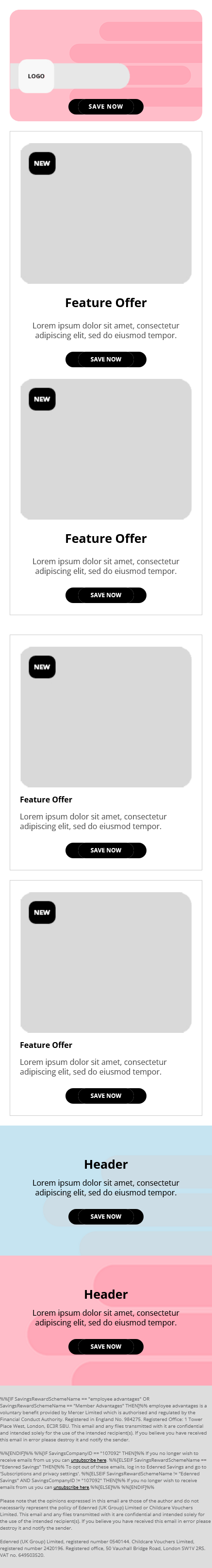 Edenred Mobile Email Template