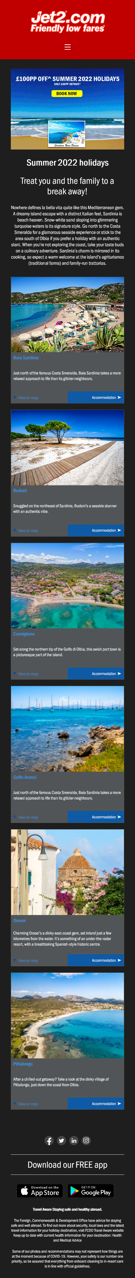 Jet 2 Holidays Mobile View Dark Mode