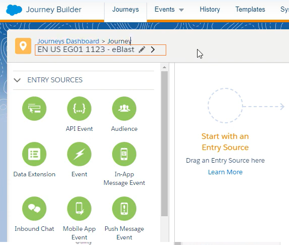 custom marketing cloud solution - SSJS Journey Creation