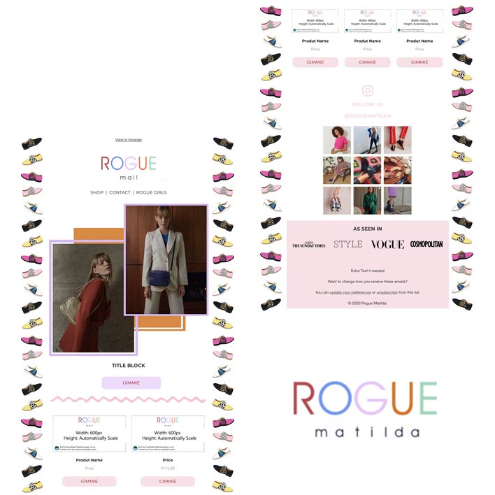 Rogue Matilda MailChimp Email Template