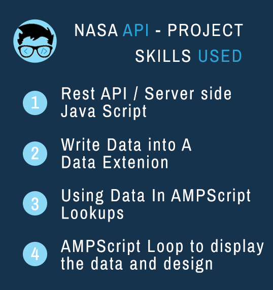 Nasa AMPscript and Rest API solution